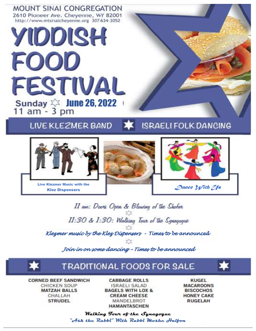 2022 Yiddish Food Festival