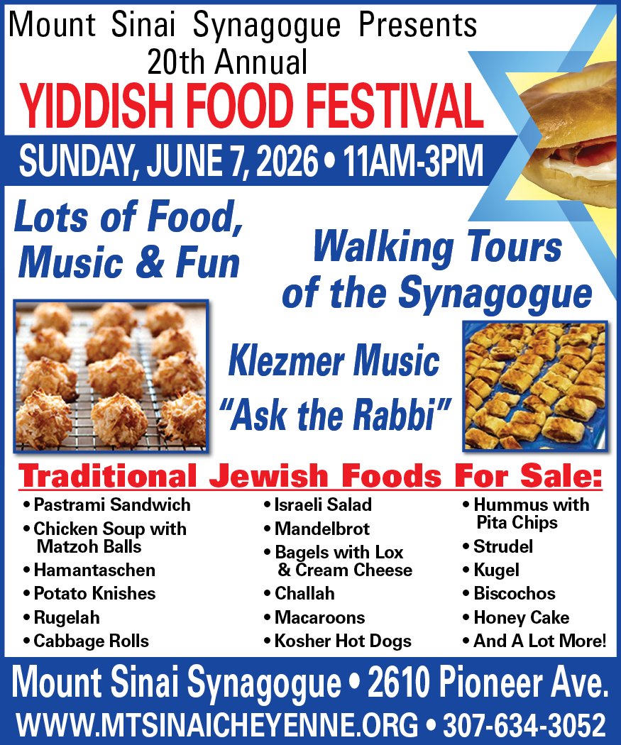 Yiddish Food Festival graphic